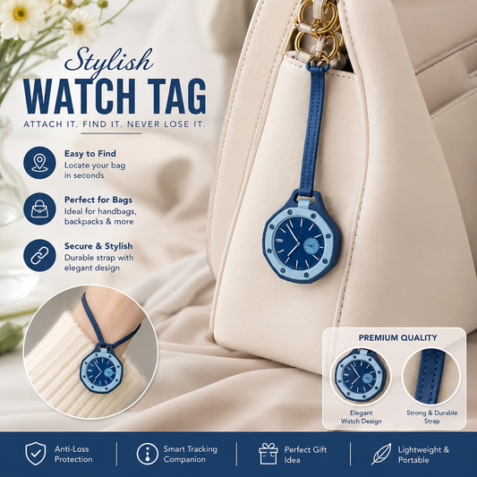 Luxury Octagonal Bag Watch Charm