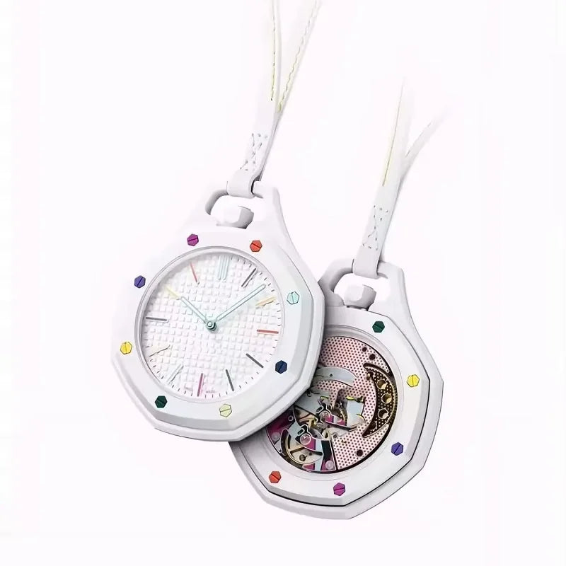Luxury Octagonal Bag Watch Charm